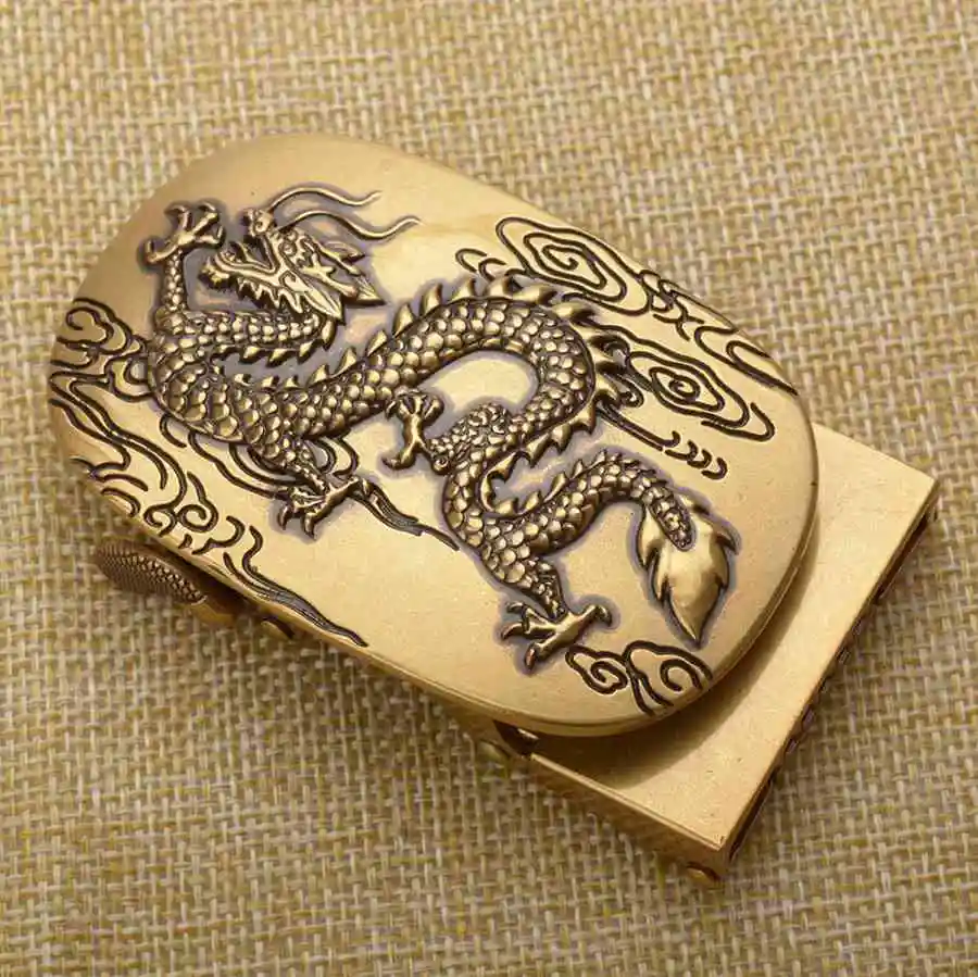 Belt Buckle Alloy Buckle New Belt Buckles Men Automatic Ratchet Buckle Suitable For 3.3-3.6cm Belt