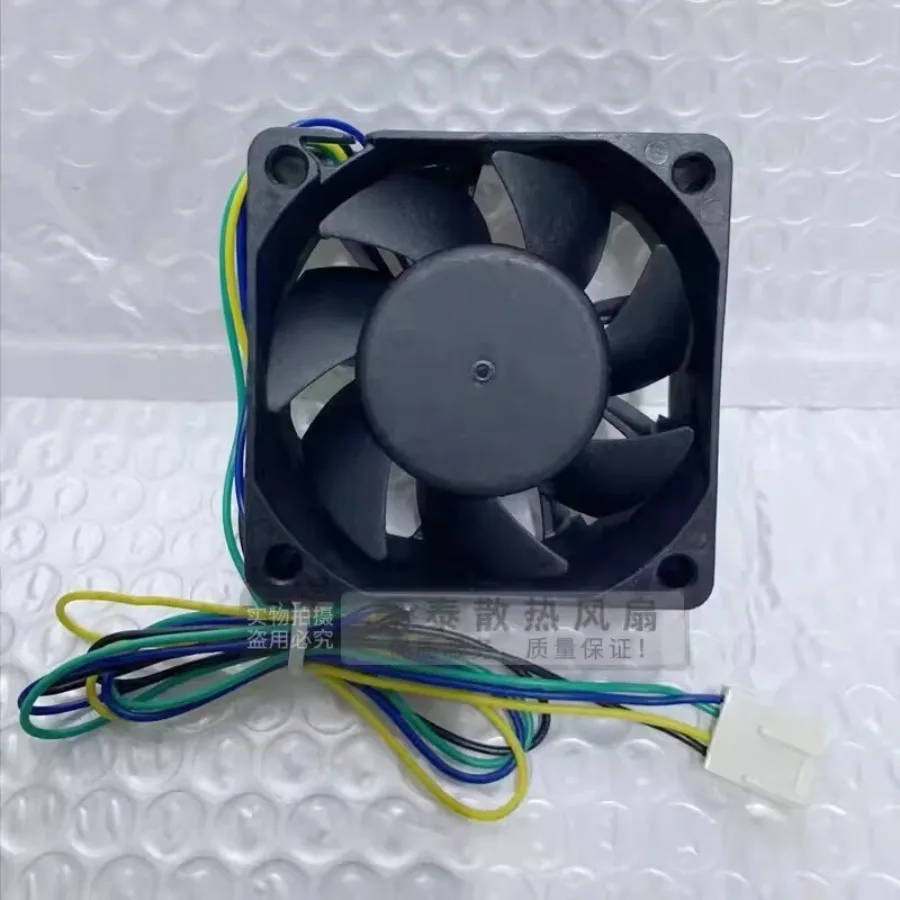 1PCS for DF126025BL 6025 DC12V 0.30A 6CM 4-Pin PWM Dual Ball Cooling Fan view 2