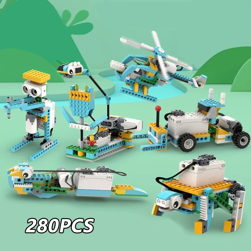 9686 Technical Parts Multi Technology MOC Brick Educational School Student Learning Building Block Power Punction Teaching Tools image 5