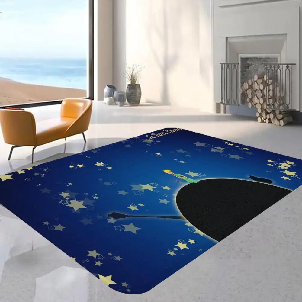 The Little Prince Floor Mat Floor Carpet Kids Room Bedroom Decoration Balcony Anti-Slip Doormat Living Room Hotel Decor Mat