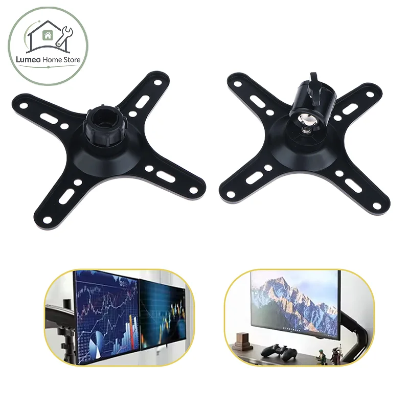 Universal Portable Monitor VESA Mounting Bracket Plate 75x75 100x100mm VESA Standard With 1/4