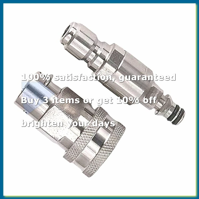●High Pressure Washer Accessories 3/8 Quick Plug Anti- Adapter Connect Hose and Water Washing Machine for