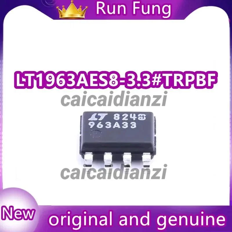 

10Pcs/Lot LT1963AES8-3.3#TRPBF LT1963AES8-3.3 Linear Voltage Regulator IC Positive Fixed 1 Output 1.5A 8-SO New Original