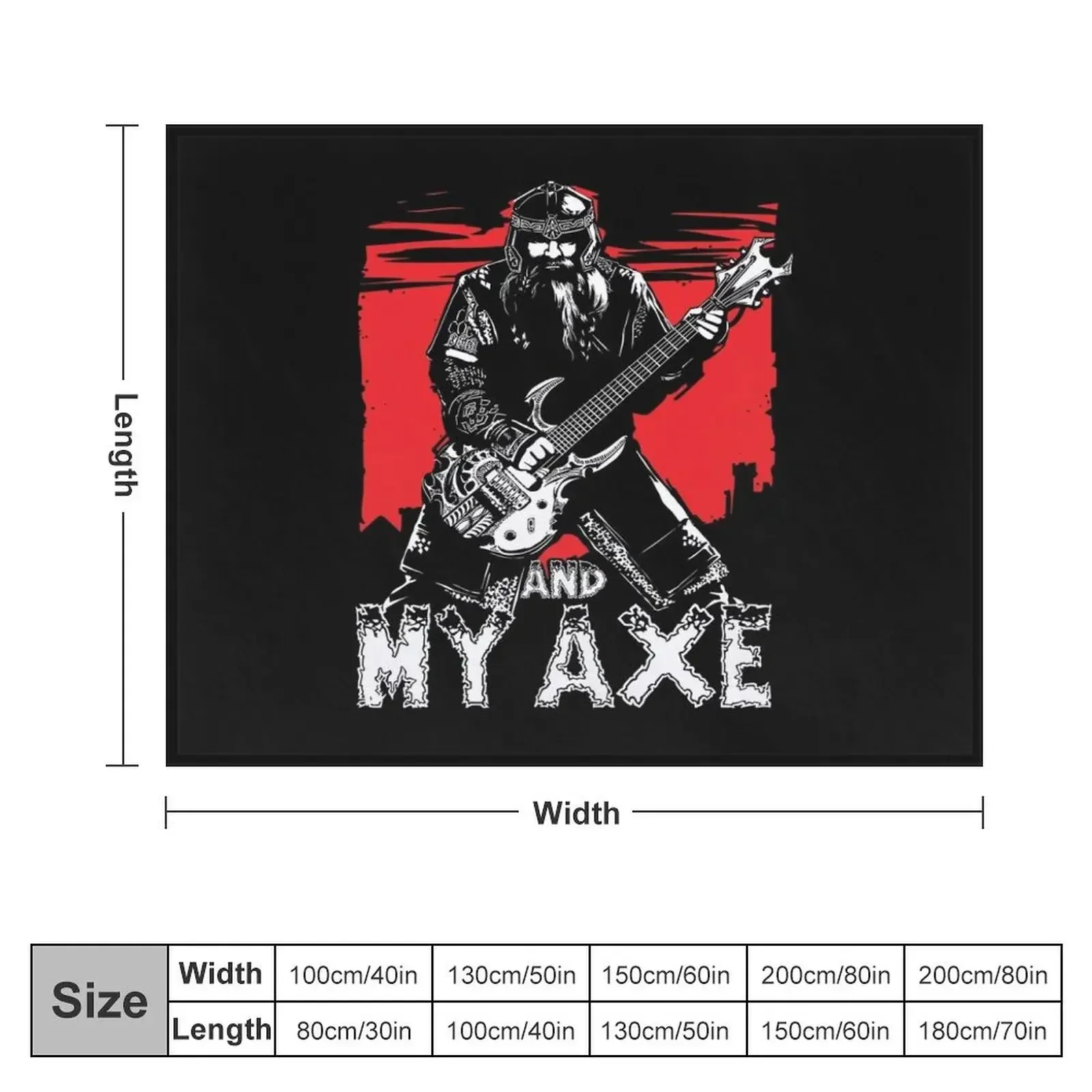 Gimli and My Axe Heavy Metal Throw Blanket Baby Bed covers Moving Travel Blankets