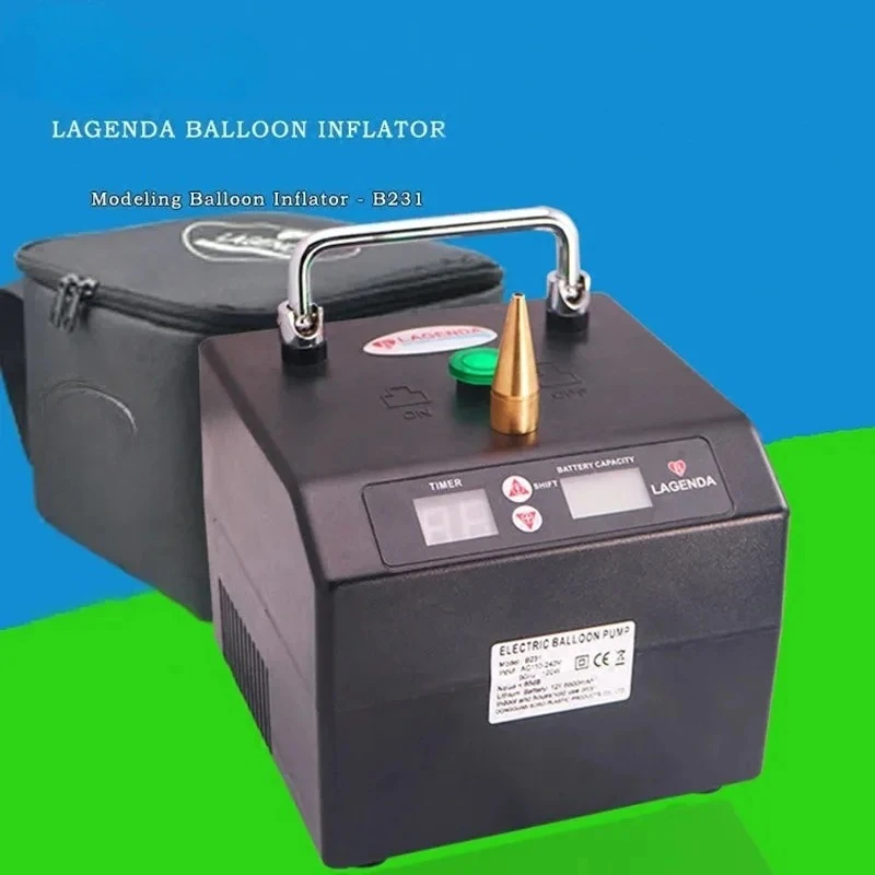 NEW B231 Lagenda Twisting Modeling Balloon Inflator with Battery Digital Time and Counter Electirc Balloon Pump