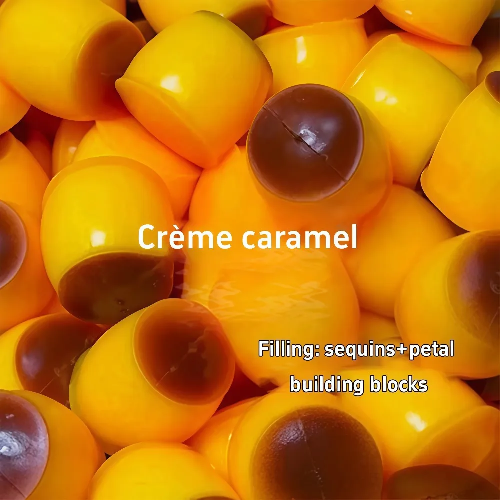 Karamell-Pudding-Block Quetschball, Quetschspielzeug, Stressabbau-Spielzeug, Runder Block Gefülltes ASMR Erwachsenen-Stressabbau-Spielzeug – Detail 8