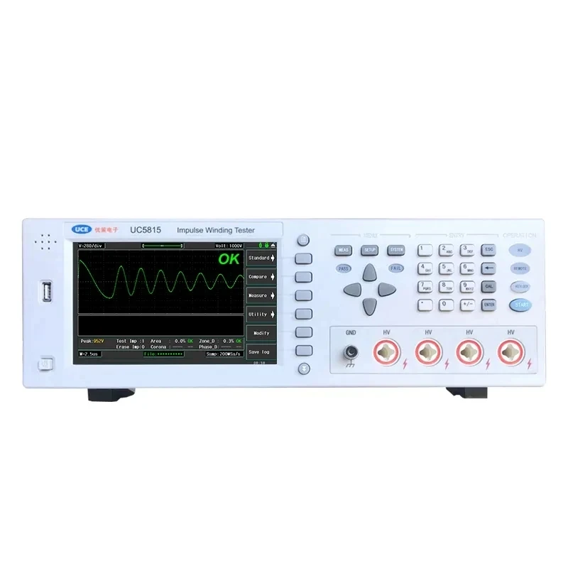 UCE UC5815-S4 Digital Pulse Coil Tester Transformer Inter-turn Insulation Test Voltage Impulse Winding Tester