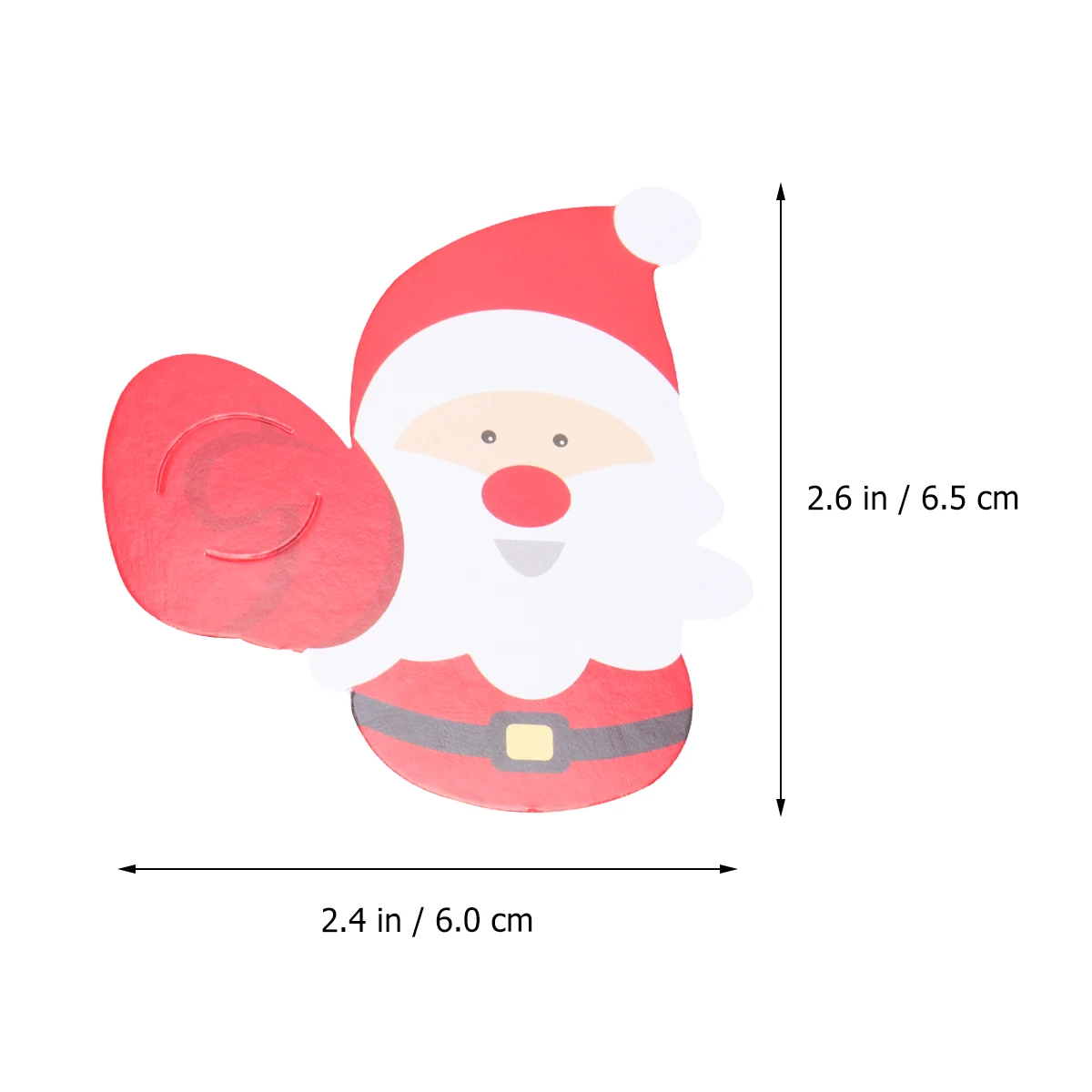

56 pcs Christmas Decoration Cards Lollipop Paper Packaging Diy Santa Penguin Pattern Party Wedding Festival Sweets Display