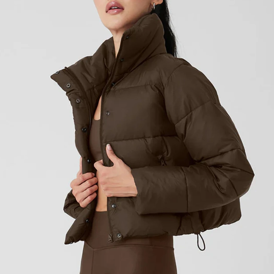 Manteau D'hiver Femme Sport & Classic - Taille 46, Parka Noir Microfibre - Neuf Sans étiquette