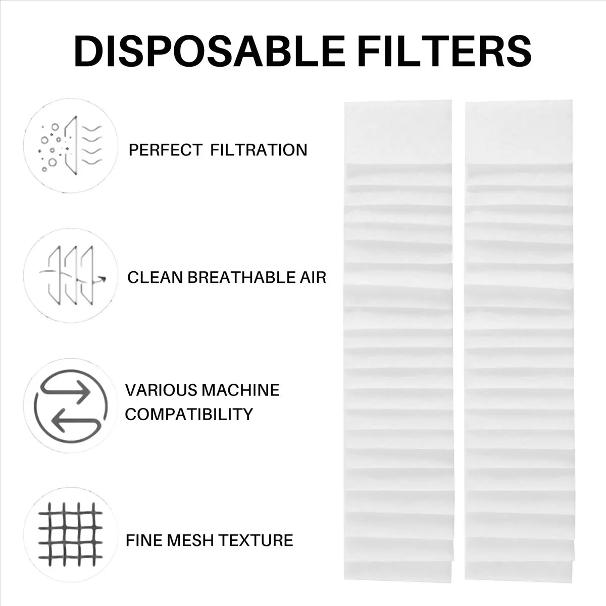 【~ New A20Z】for Airsense 40 Filters - Disposable Universal Replacement Filters Filters