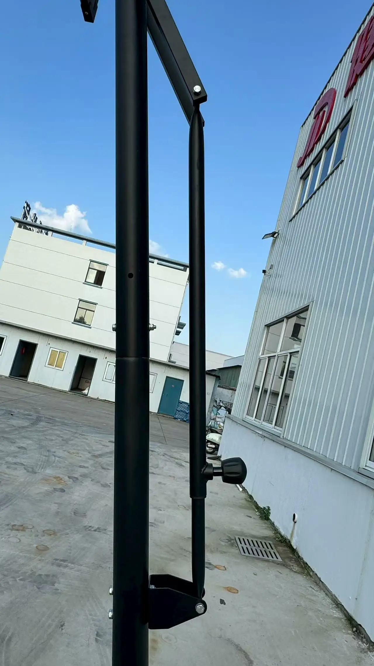 Adjustable Height Adult Portable PVC Backboard Basketball Stand with Iron Frame & Net Clear Vision for Chinese Viewer