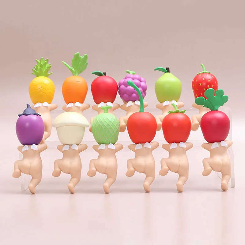 Sonny Angel Blind Box toys Harvest Series Fruit and Vegetable Anime Action Figures Ornaments Dolls Fans Children Christmas Gift