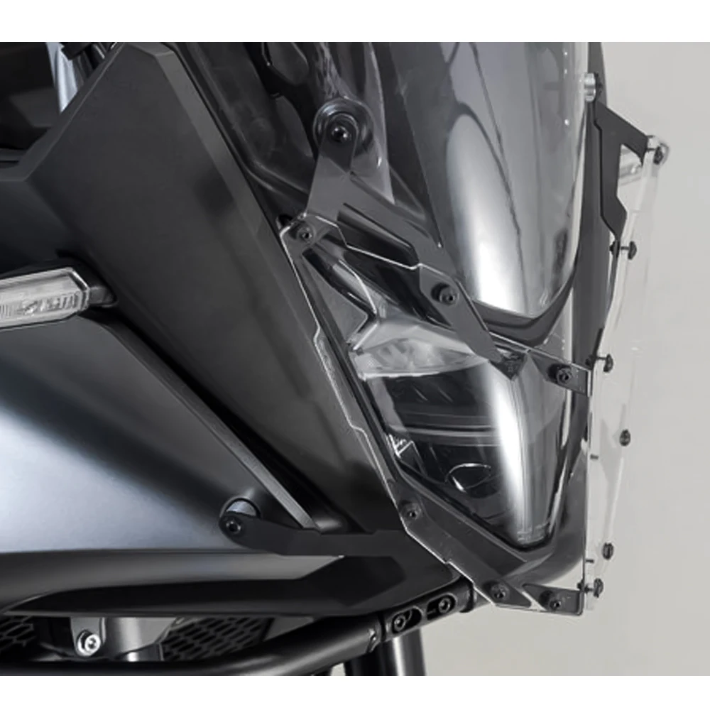 XL750 Transalp Accessories Headlight Protector Light Cover For Honda XL 750Transalp 2023 - Motorcycle Protective Guard Acrylic