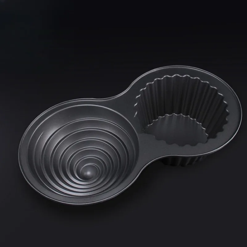 

Oversized cup cake baking pan, one-step forming cake mold