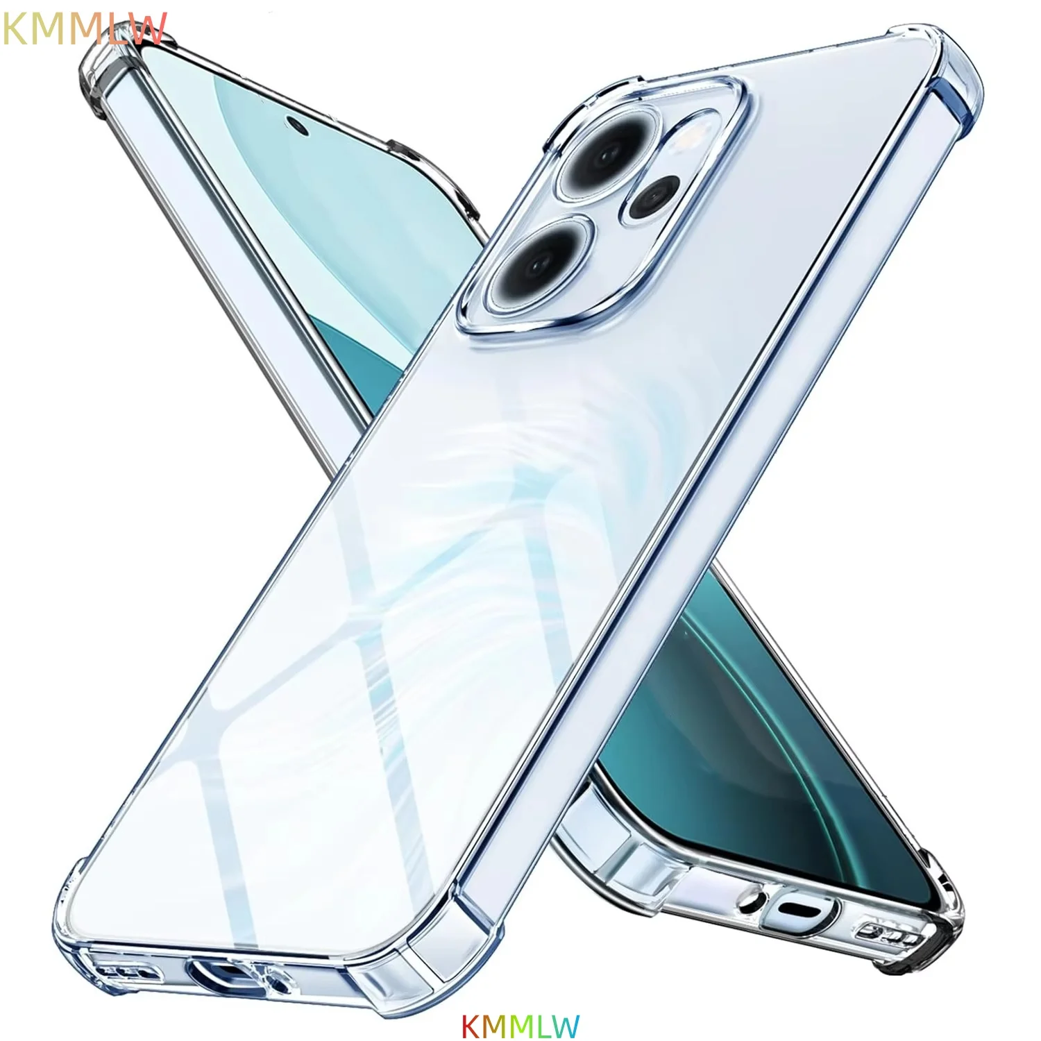 TPU Transparent Case for OPPO Reno 14 Pro 14F Reno 15F Reno14 F 5G Protective Cover Four Corners Shockproof Bumper Coque Fundas