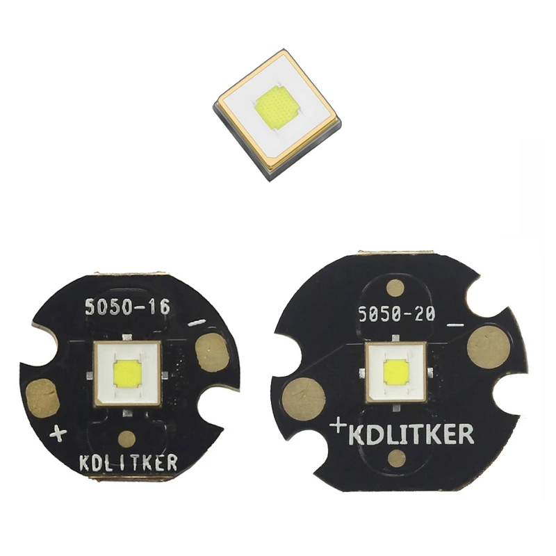 Luminus SFT-40 Long Range High Power SMD 5050 LED on KDLITKER DTP Copper MCPCB Flashlight DIY