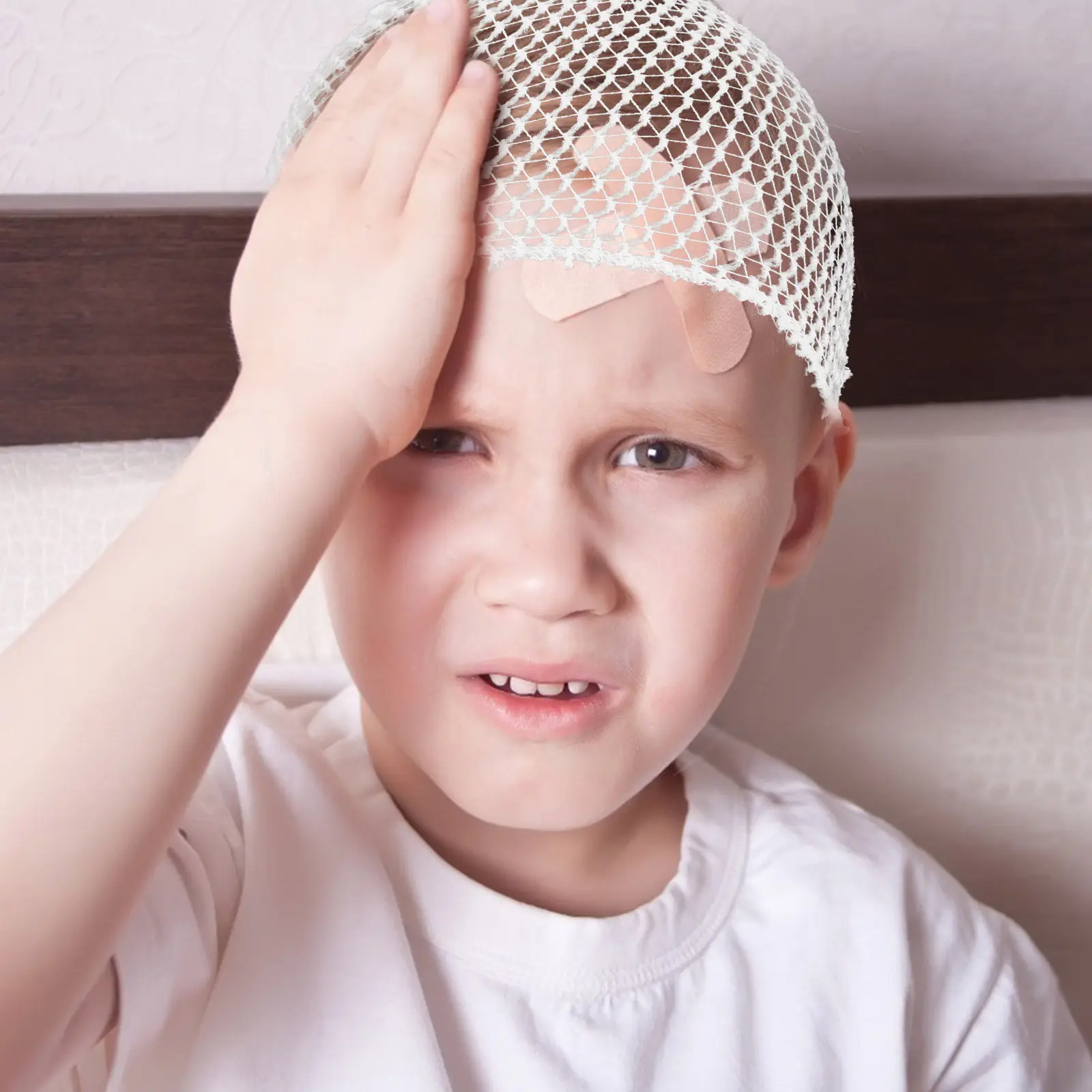 

50Pcs Elastic Net Hats Medical Grade Breathable Headgear for Adults and Kids Bandaging Surgical Supplies Portable Emergency Use