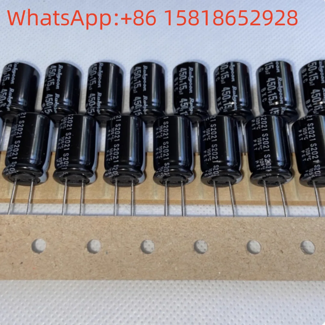 

10 шт. 15 мкФ450 В электролитический конденсатор Япония Рубиновый 450 В 15 мкФ 12,5X20 BXC высокочастотный низкое сопротивление