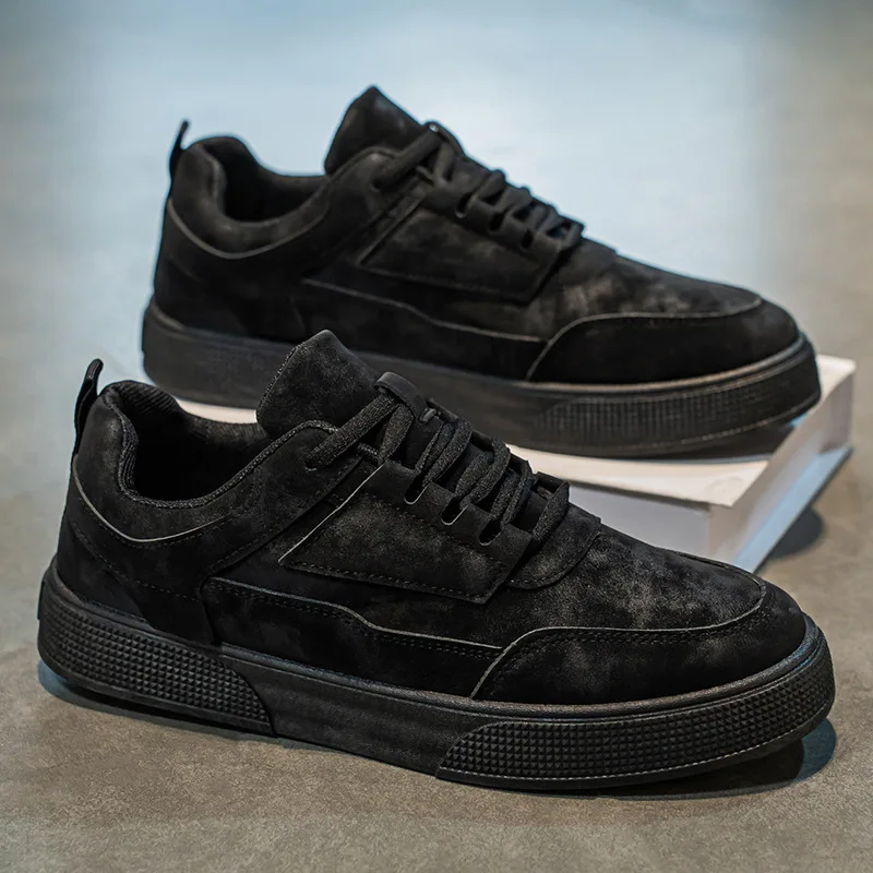 Sapatos baixos masculinos de luxo tênis primavera outono sapatos esportivos ao ar livre para homens moda sapato vulcanizado para paraquedista