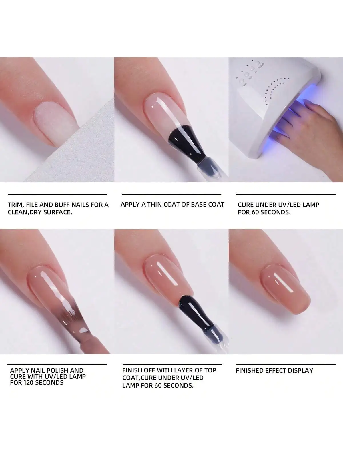 XEIJAYI 2 pièces 15ml nouveau populaire noir et bleu couleur Gel vernis à ongles ensemble, UV LED trempage vernis à ongles, adapté au bricolage à la maison