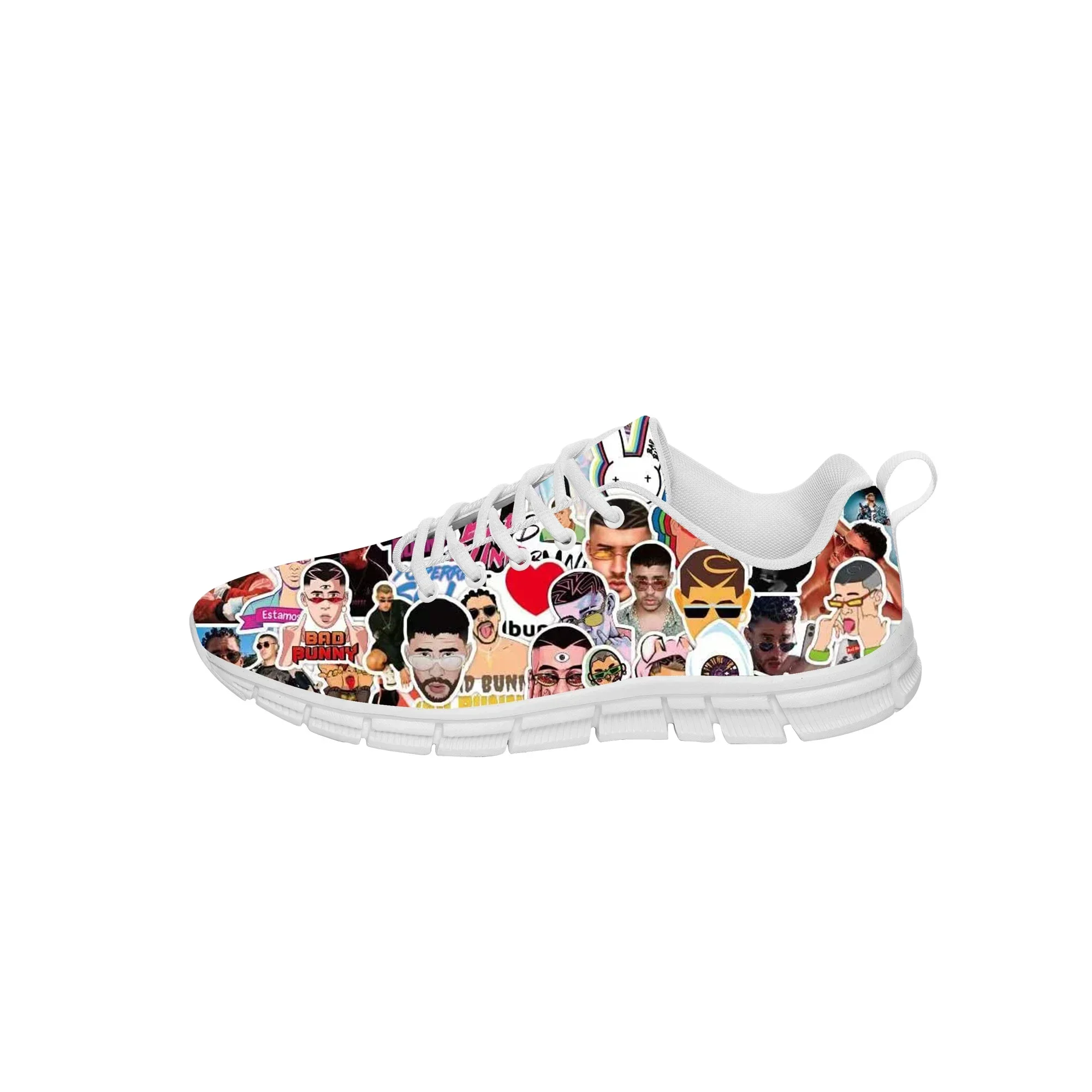 Hot Cool Bad Bunny Sports Shoes Mens Womens Teenager Sneakers Casual Custom High Quality Couple Shoes White Running Shoes - view 2