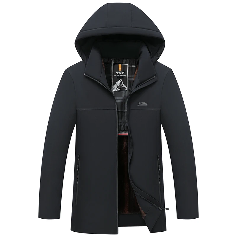 Men Casual Cotton-padded Jacket Windproof Warm Wear Resistant Fashion Casual High-quality Fabric Crisp Comfortable Skin Friendly