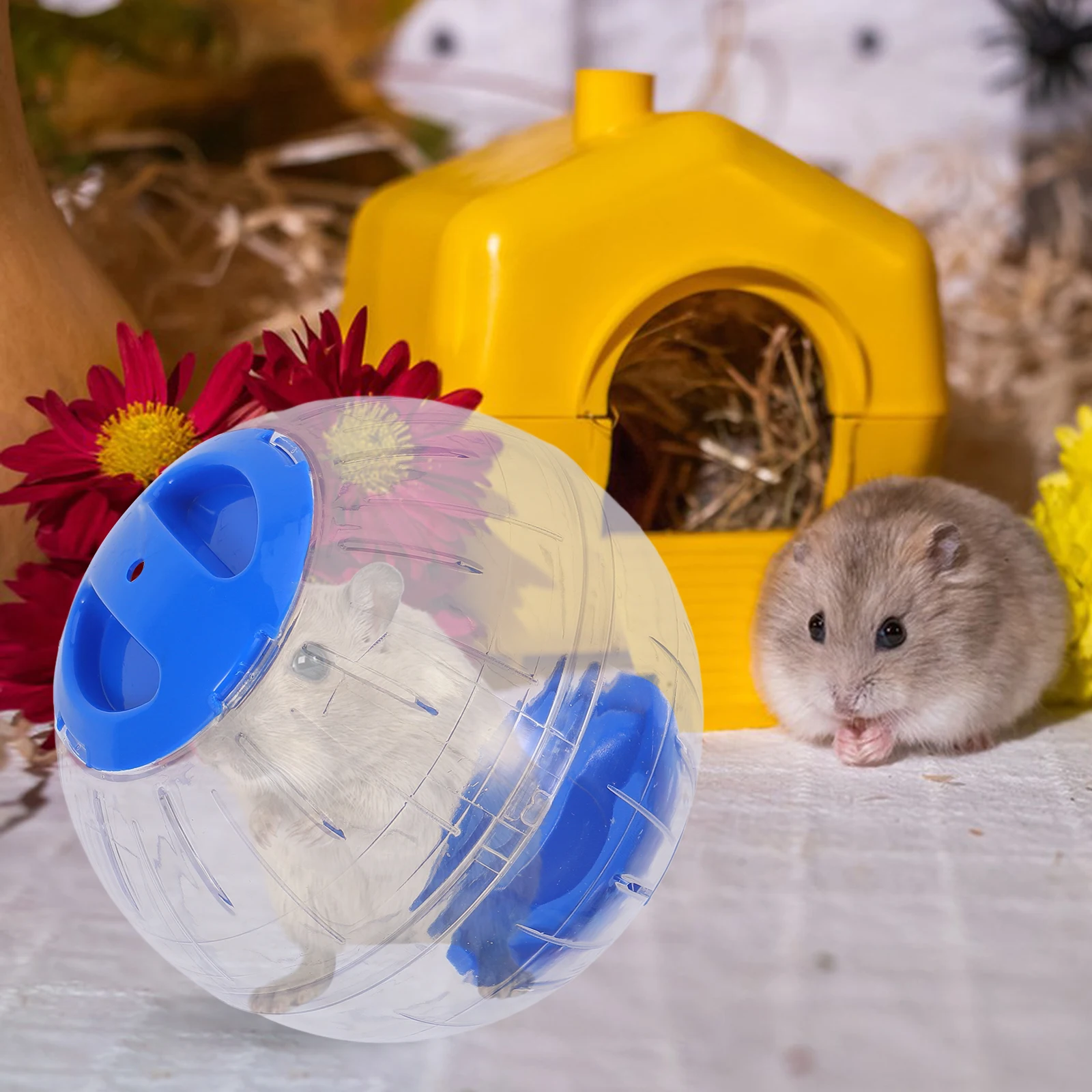 

2Pcs Hamster Ball Durable Plastic Healthy Exercise Safe Fun Pet Toy Small Running Ball For Hamster Animals Jogging