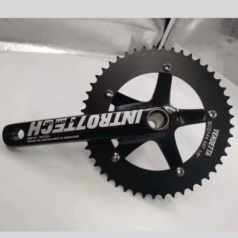 

Aluminum alloy bicycle sprocket/crank fixed gear