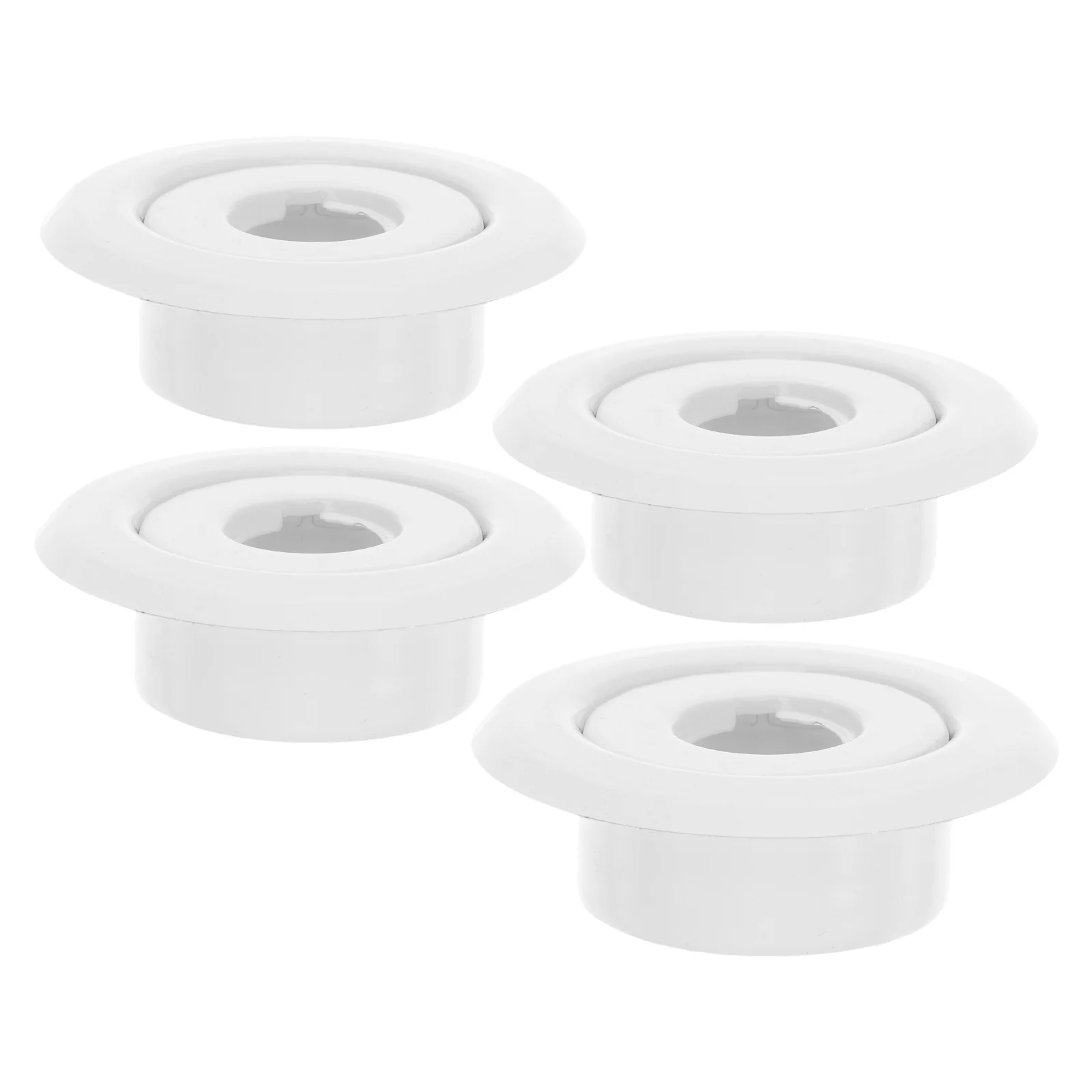 4 قطعة الحريق الرش Escutcheon الدائري 1/2 "الأبيض غطاء السقف لوحة قطعتين تقليم ل راحة الرش رئيس حماية الأنابيب #1