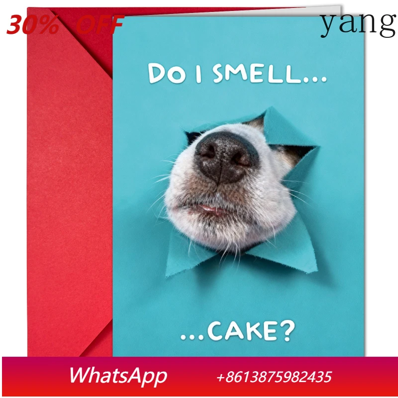 CX Happy Birthday Greeting Card with Envelope Cute Funny Fun Card Send Blessings Message Card