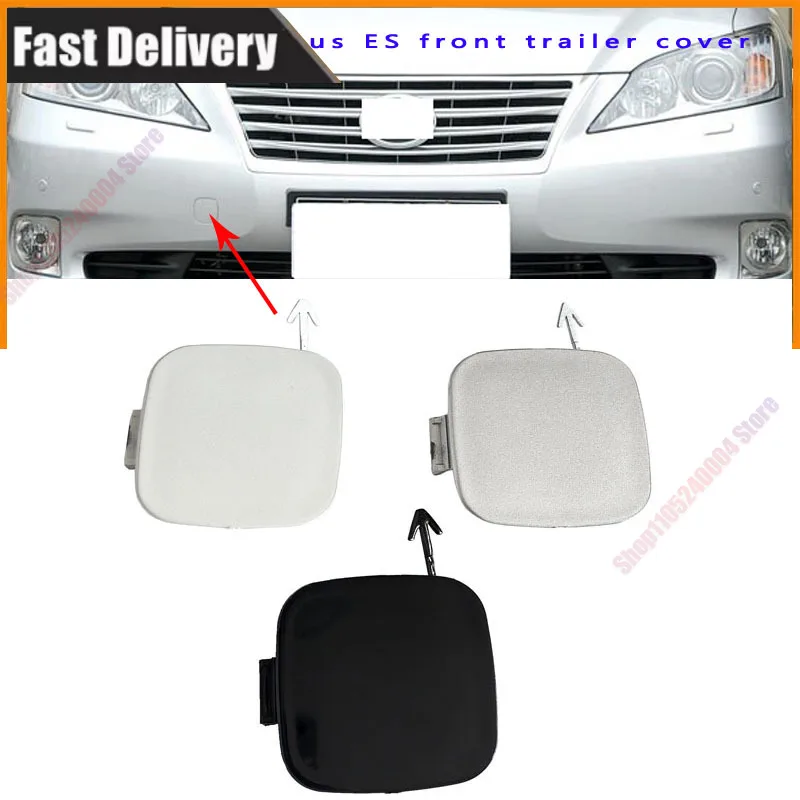 Car Front Bumper Towing Hook Eye Cap Lid Trailer Cover For Lexus 10-12 ES240 ES3500