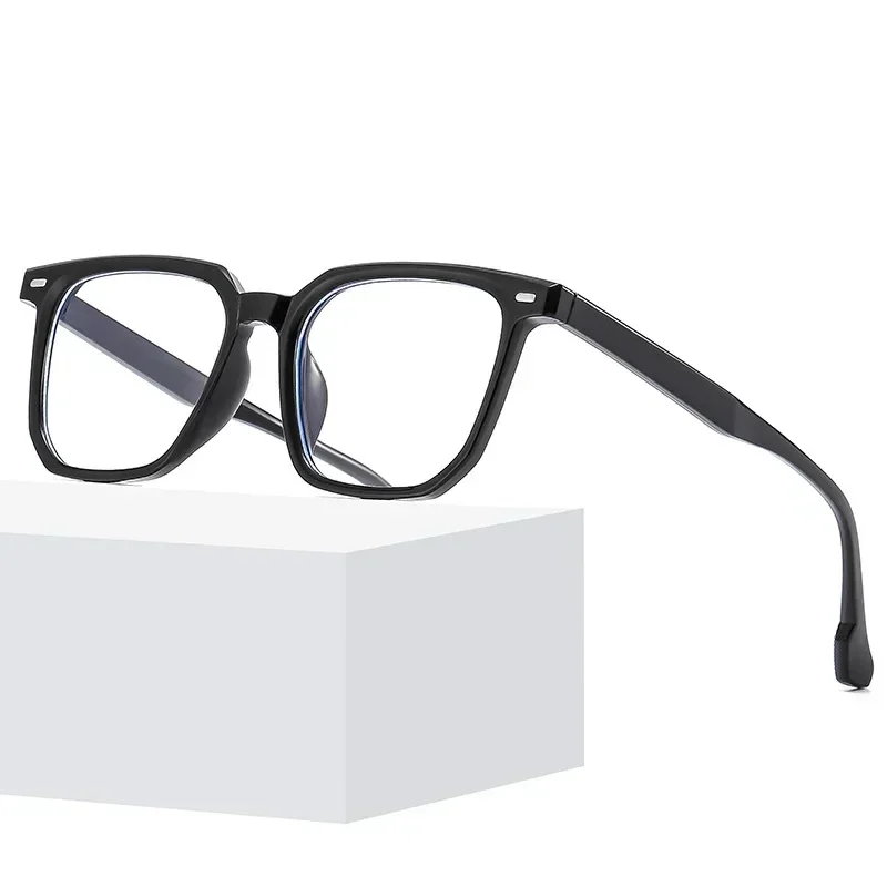 Gafas cuadradas Vintage a la moda para mujer y hombre, Gafas Retro de marca, montura para hombre, lentes transparentes Unisex para exteriores, Gafas transparentes