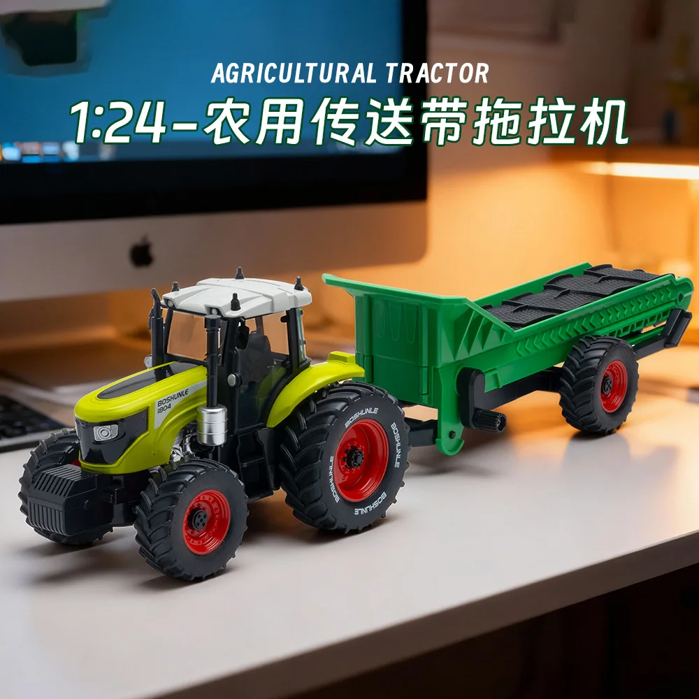 

Моделирование 1:24, сельскохозяйственный конвейерный ленточный сплав, модель трактора, игрушка-головоломка, детский подарок на день рождения, расширенная коллекция