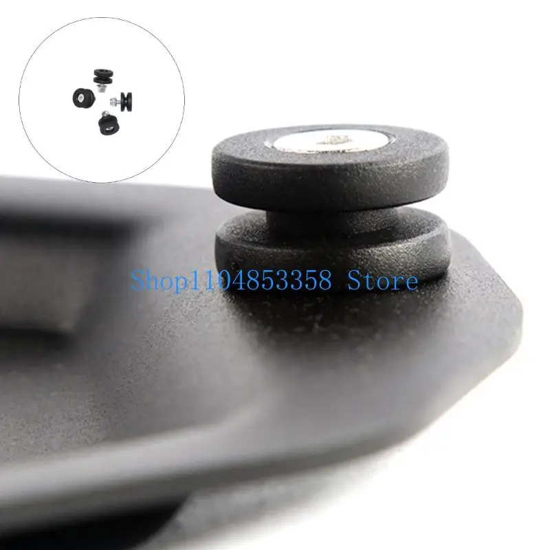 

652F 4Pcs Motorcycle Trunk Rubber Grommets Bolt Assortment Universal Quick Release Antislip for Secure Item Storage