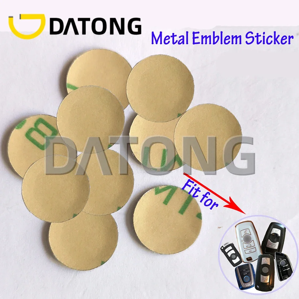 

Datong 5pcs 14mm Metal Emblem Sticker For BMW Remote 11MM Aluminum Round Logo for 3 / 5 / 7 Series Z4 X3 X4 X5 X6 F Series F15