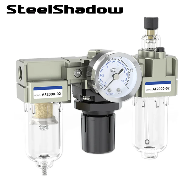 

SMC type Air Source Three-Piece AC2000-02 AC3000-03 D AC4000 AC5000（AF+AR+AL) air source processor automatically water drainage