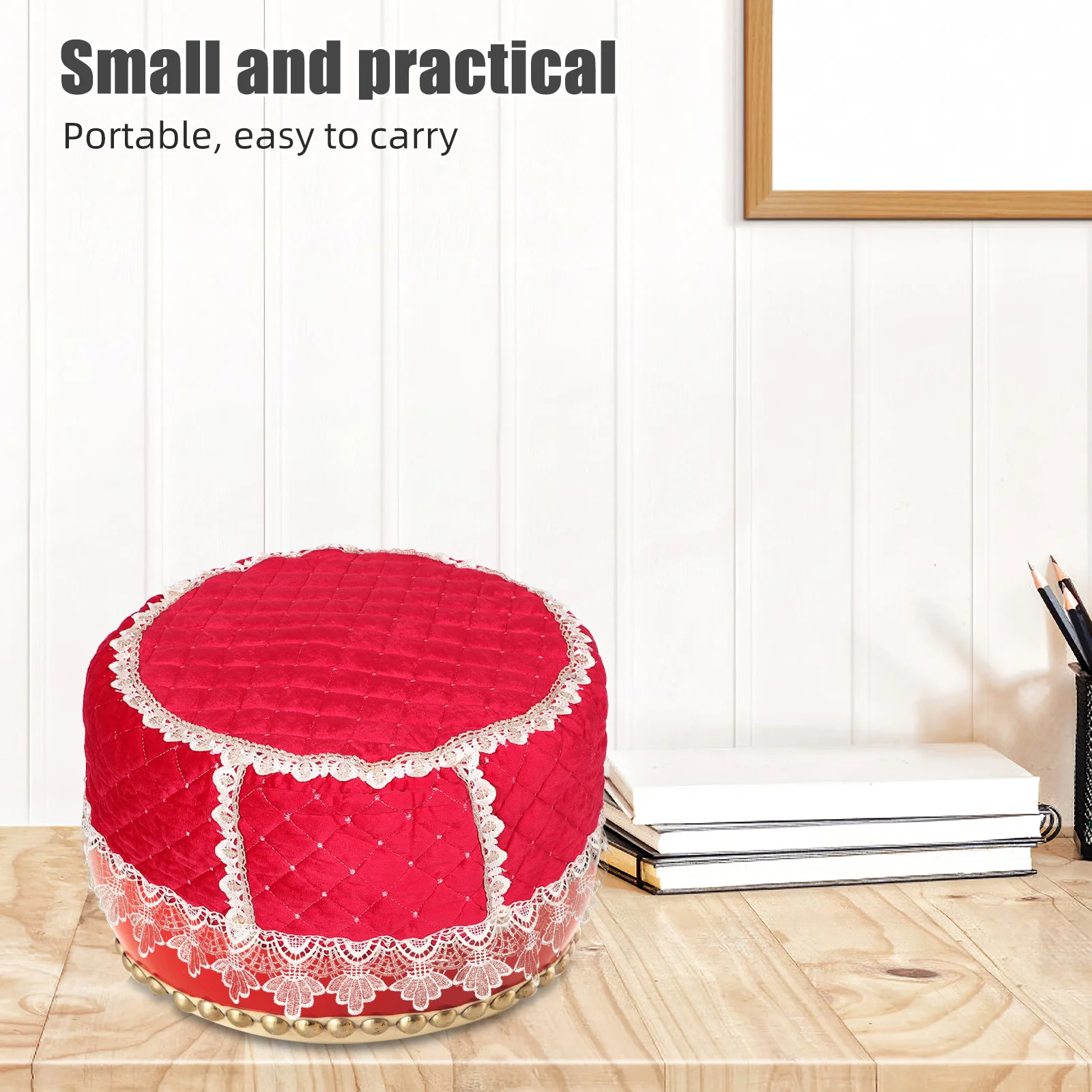 سميكة الصينية طبل غطاء غبار الغبار كتم حماية طبل حامي كم التصميم الشعبي الثقافي تخزين عصا الطبل