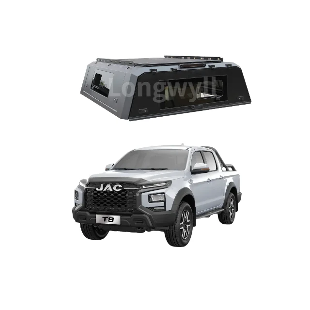 

JAC T9 T6 T8 Hardtop Pickup Truck Bed Topper Aluminum Canopy Customized Truck Cap Camper Shell