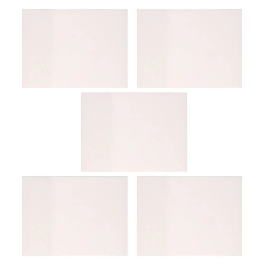 5 ชิ้นแผ่นจดบันทึกโปร่งใสกันน้ำแผ่นบันทึกช่วยจำแบบเหนียวปลอดภัยการออกแบบที่ใช้งานได้จริงเครื่องเขียนนักเรียนที่ใช้งานได้ยาวนาน