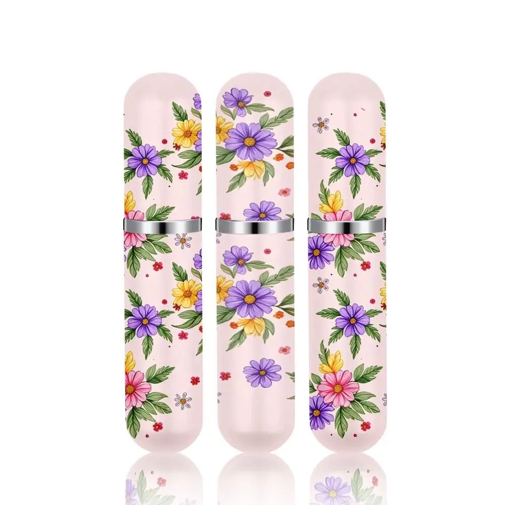 5 ml Mini-Parfümflasche, ätherisches Öl, Alkoholspray, Zerstäuberflasche, Spray, rotierende Flasche, nachfüllbar, leere Kosmetikbehälter