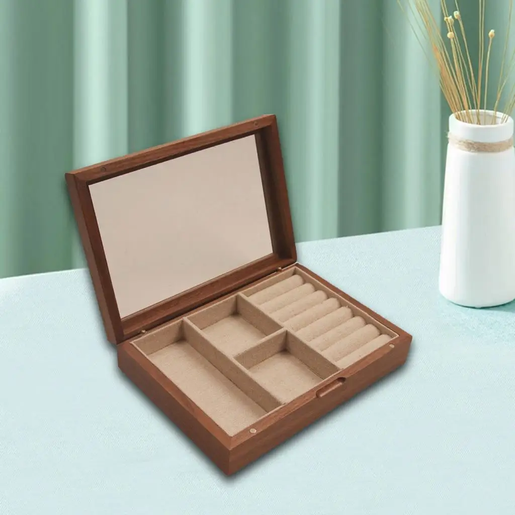 

Органайзер для ювелирных изделий, лоток для колец, большая емкость, настольный органайзер для дома, ювелирные изделия