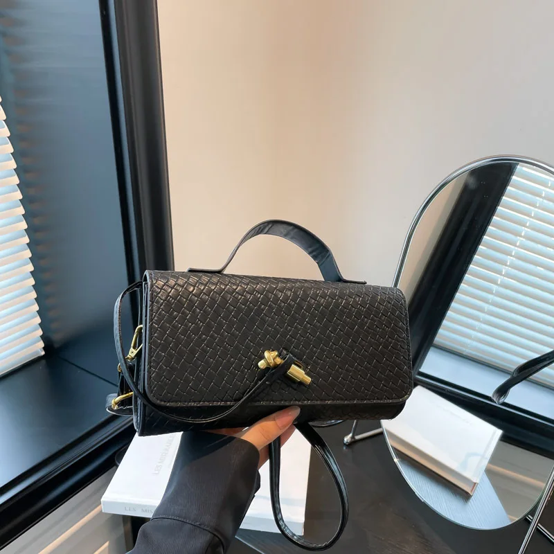 

Baguette Minaudiere Accordion Long Clutch for Daily and Events, Upscale Flip Hand Envelope