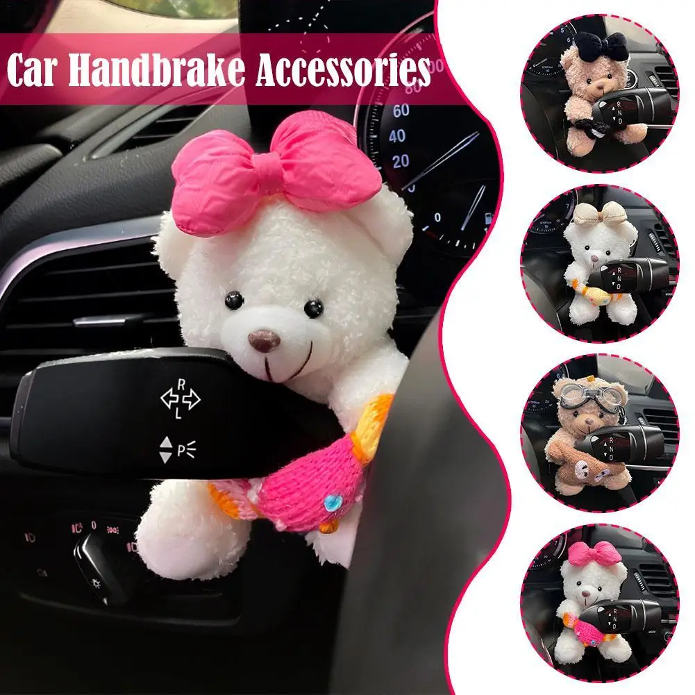 Car Internet Celebrity Accessorie Used for Car Gear Shift Decoration Cute Turn Signal Dolls Wiper Dolls Rearview Mirror Ornament