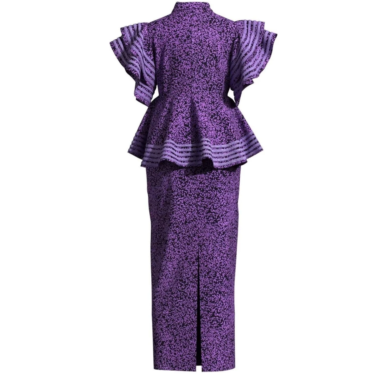 2pcs Suits African Women Clothing Dashiki  Women Skirt Set Print Patchwork Customization Ankara Zipper Top Skirts WY4864