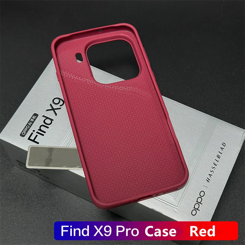 Ultra cienkie, miękkie, gumowe etui na telefon OPPO Find X9 Pro, odporne na wstrząsy, matowe, luksusowe, oryginalne etui na telefon — zdjęcie produktu 5