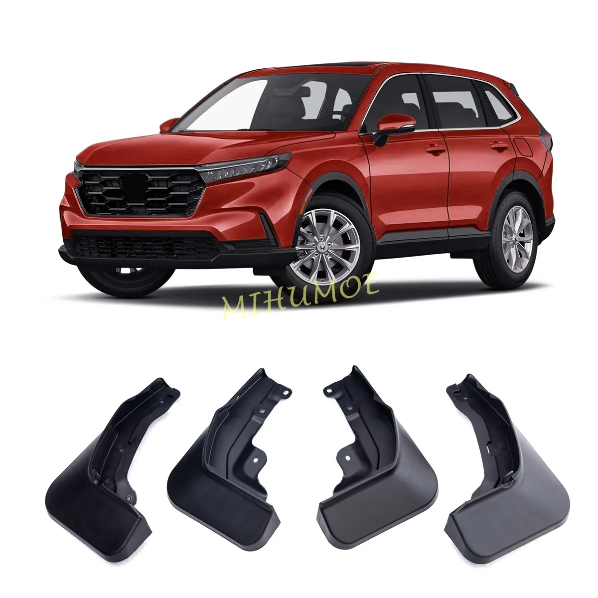 

For Honda CR-V RS 2023 2024 2025 4Pcs Car Front Rear Wheel Mud Flaps Splash Guards Mudflaps Mudguards With Screw