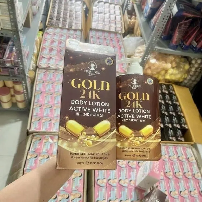Thai Kem duong the Trang da 24k GOLD  Active White TL 500ml Body Lotion