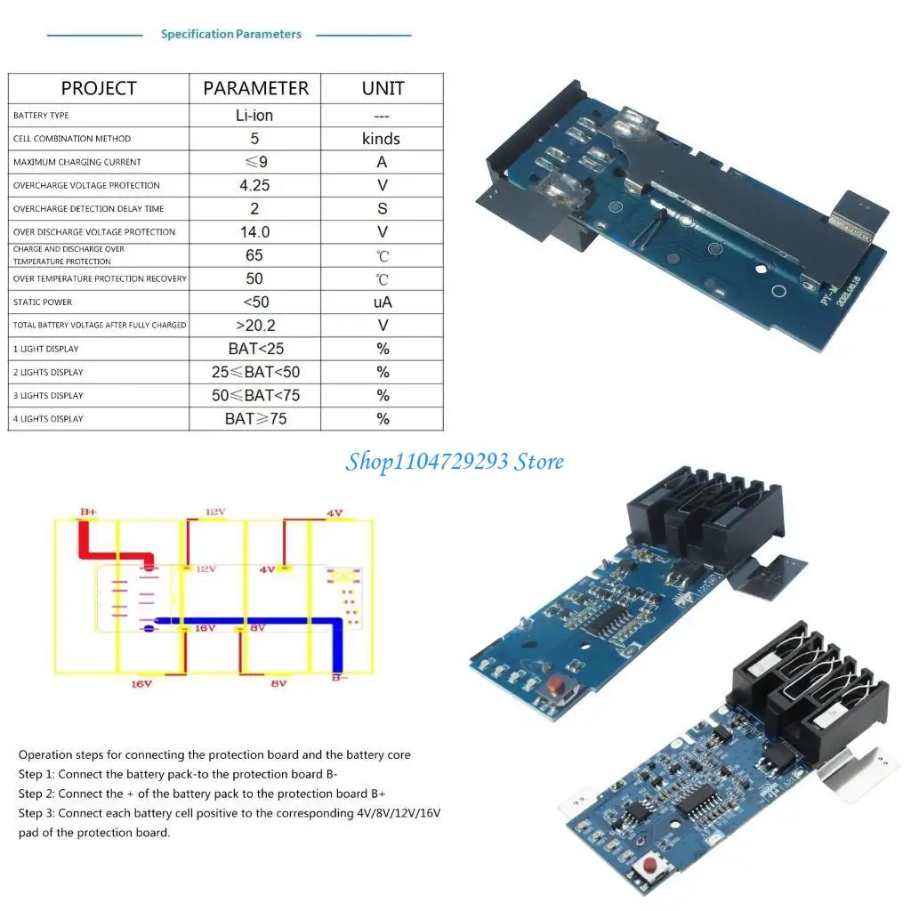 

Y2GD Professional Lithium Battery PCB Board Charging for Protection Circuit Board for
