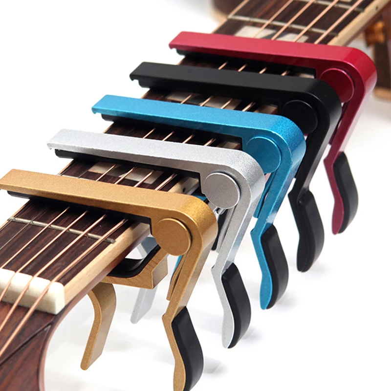 Guitar Accessories PU Material Guitar Pick Bag Alloy Capo Metal Tuning Clip Random Pick Folk Guitar Stringed Instrument TMZ