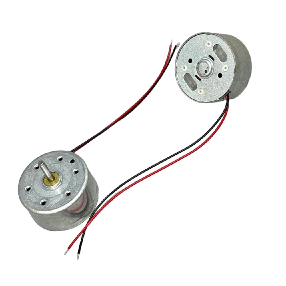 RK-300C RF-300CA-12350 Brushless Small Motor DC 1.5V-6V 9000RPM 24mm Round Electric Motor For DIY Fan Electronic Product